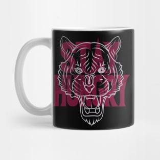 Stay Hungry Retro 1 Cherrywood Mug